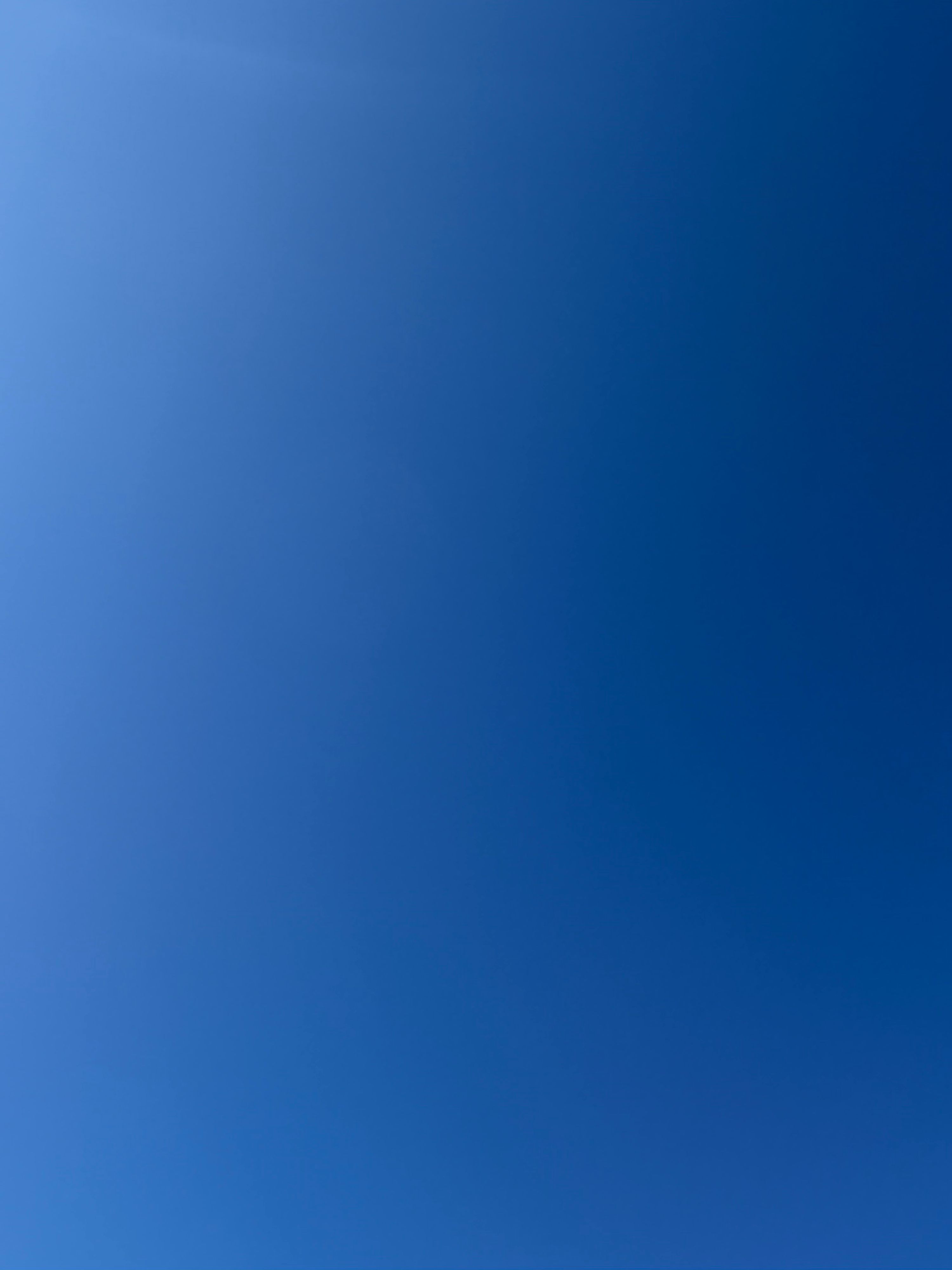 the sky with no clouds