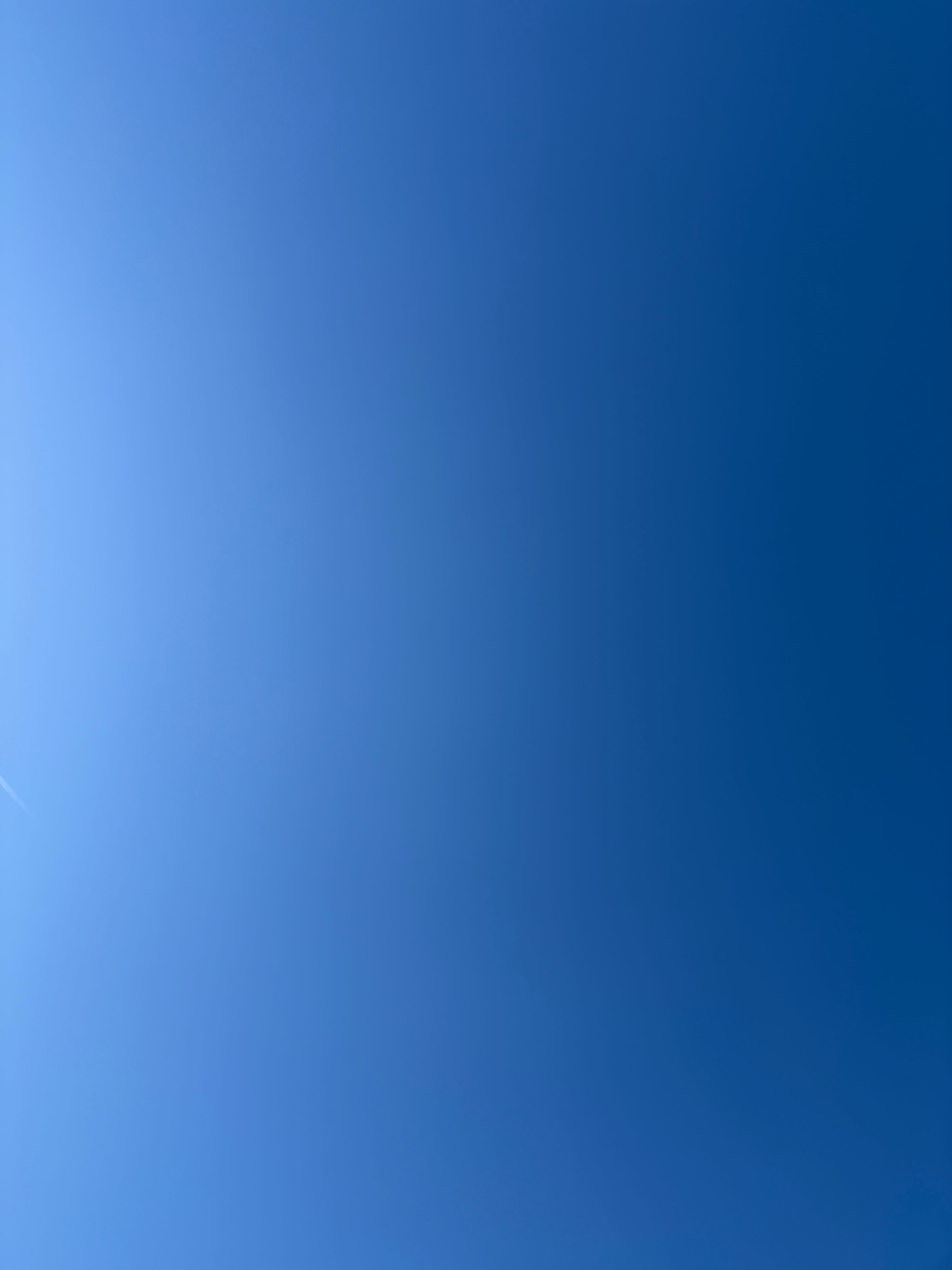 the sky with no clouds