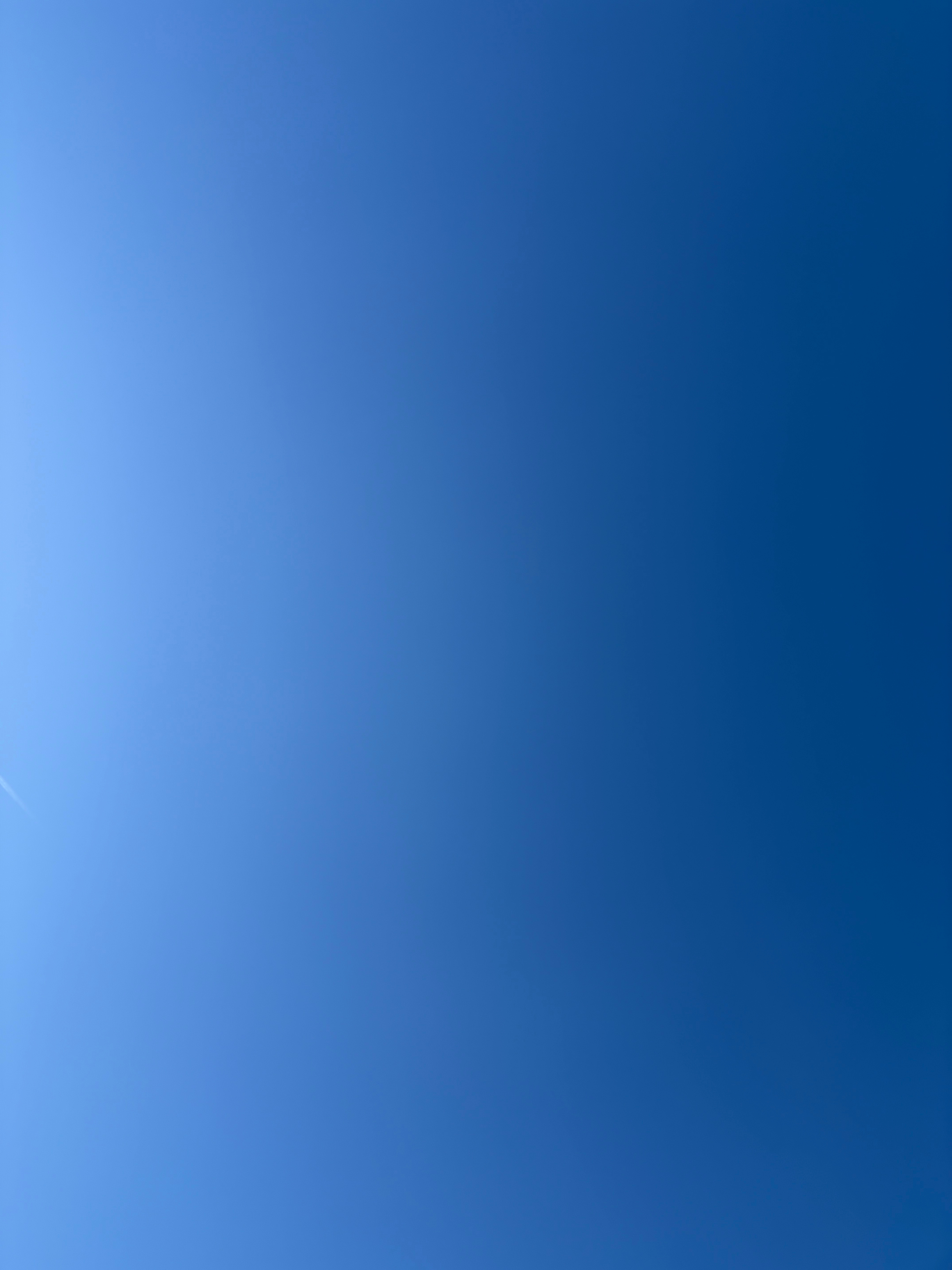 the sky with no clouds