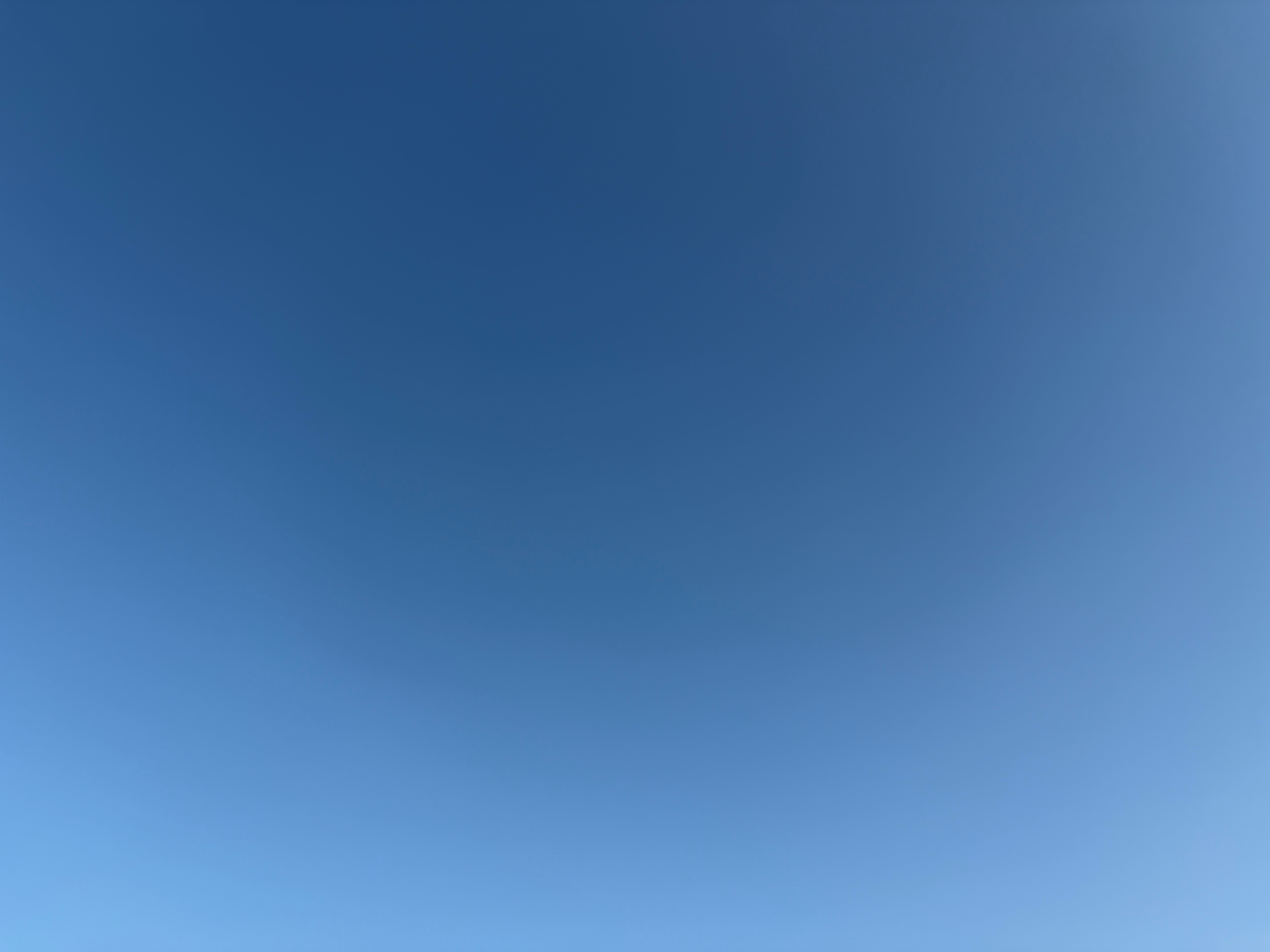 the sky with no clouds