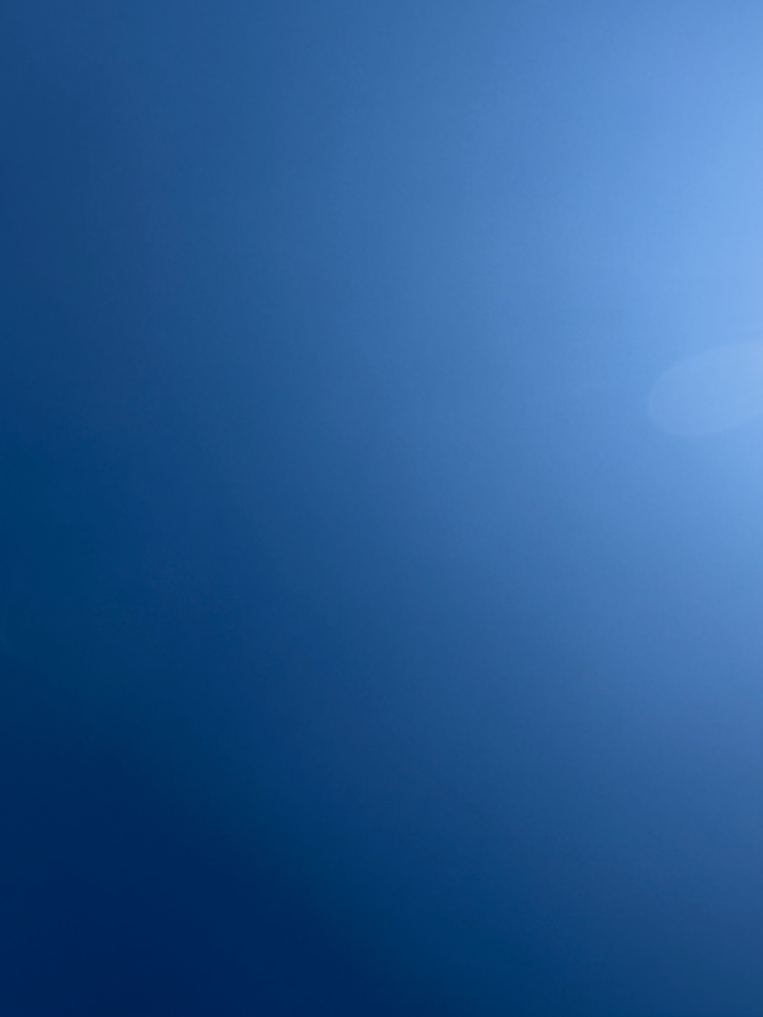 the sky with no clouds