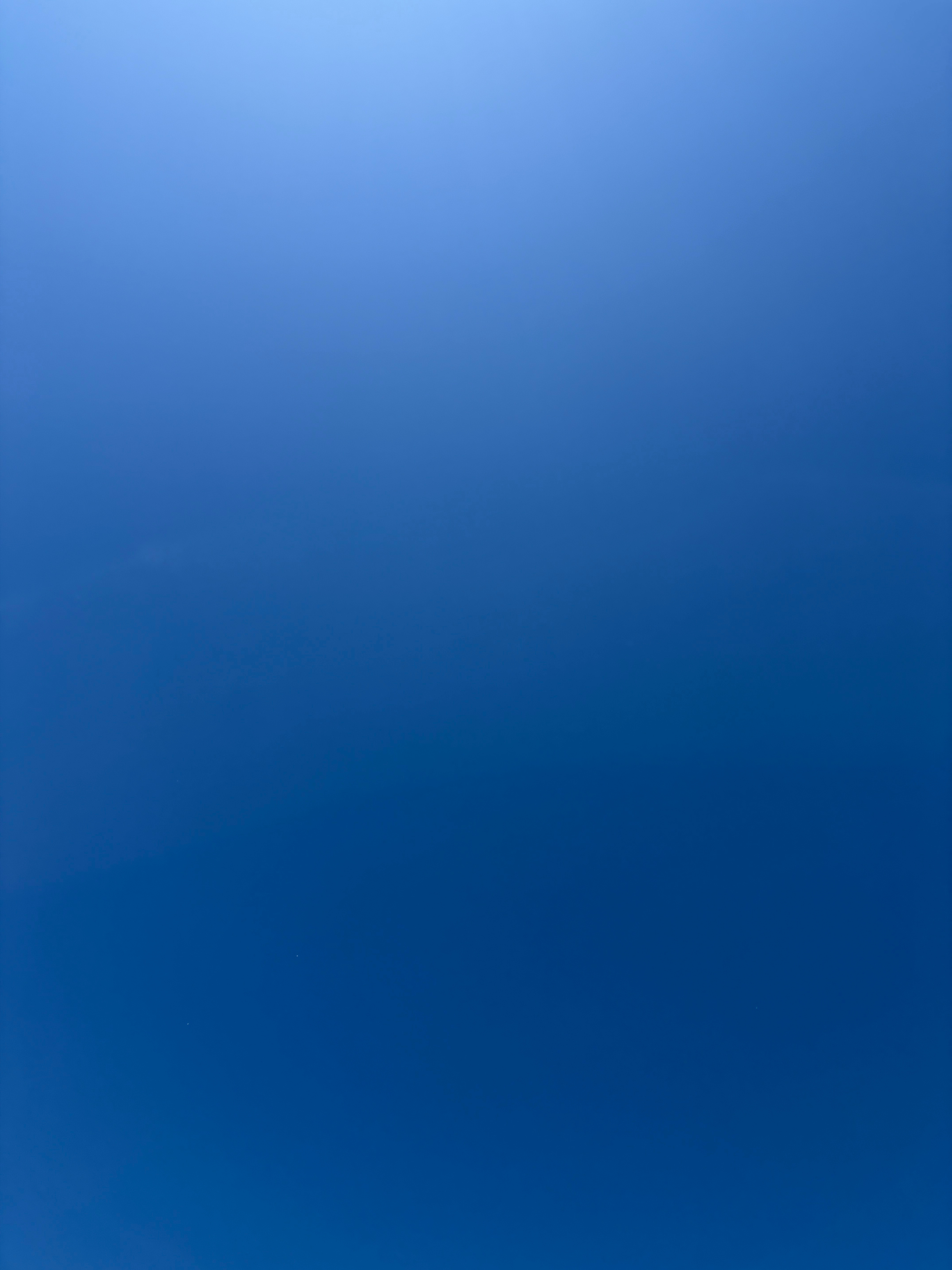 the sky with no clouds