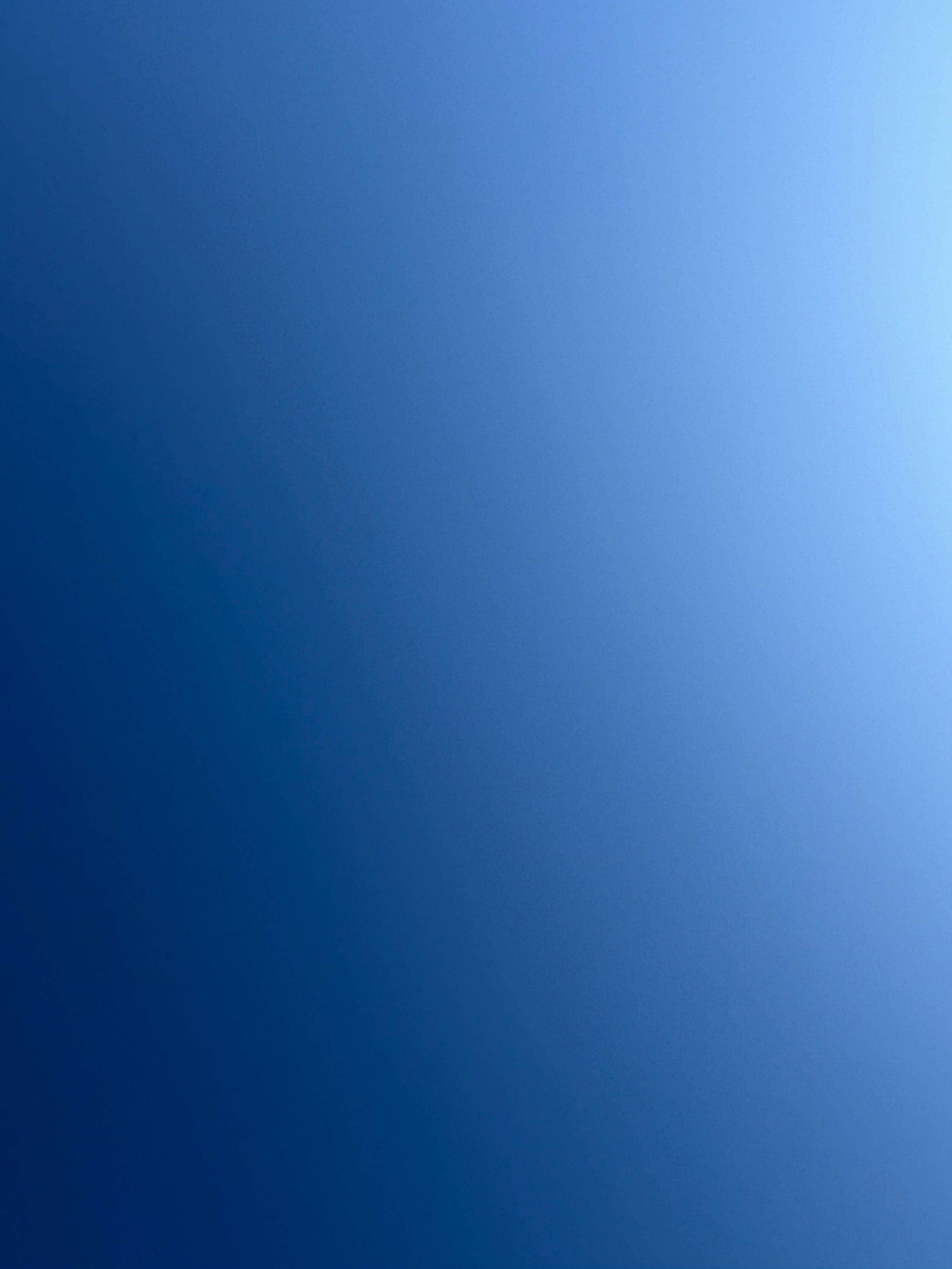 the sky with no clouds