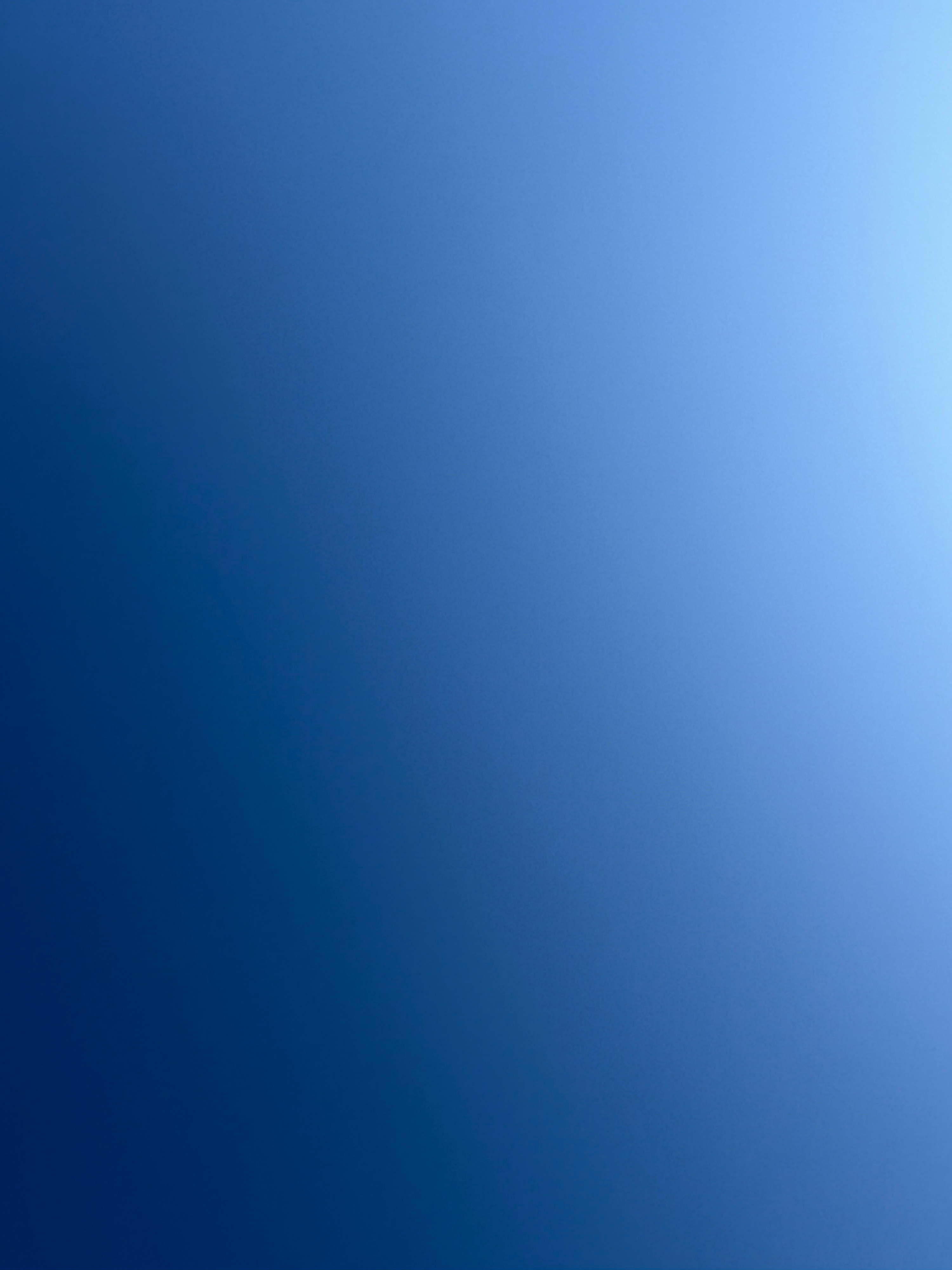 the sky with no clouds