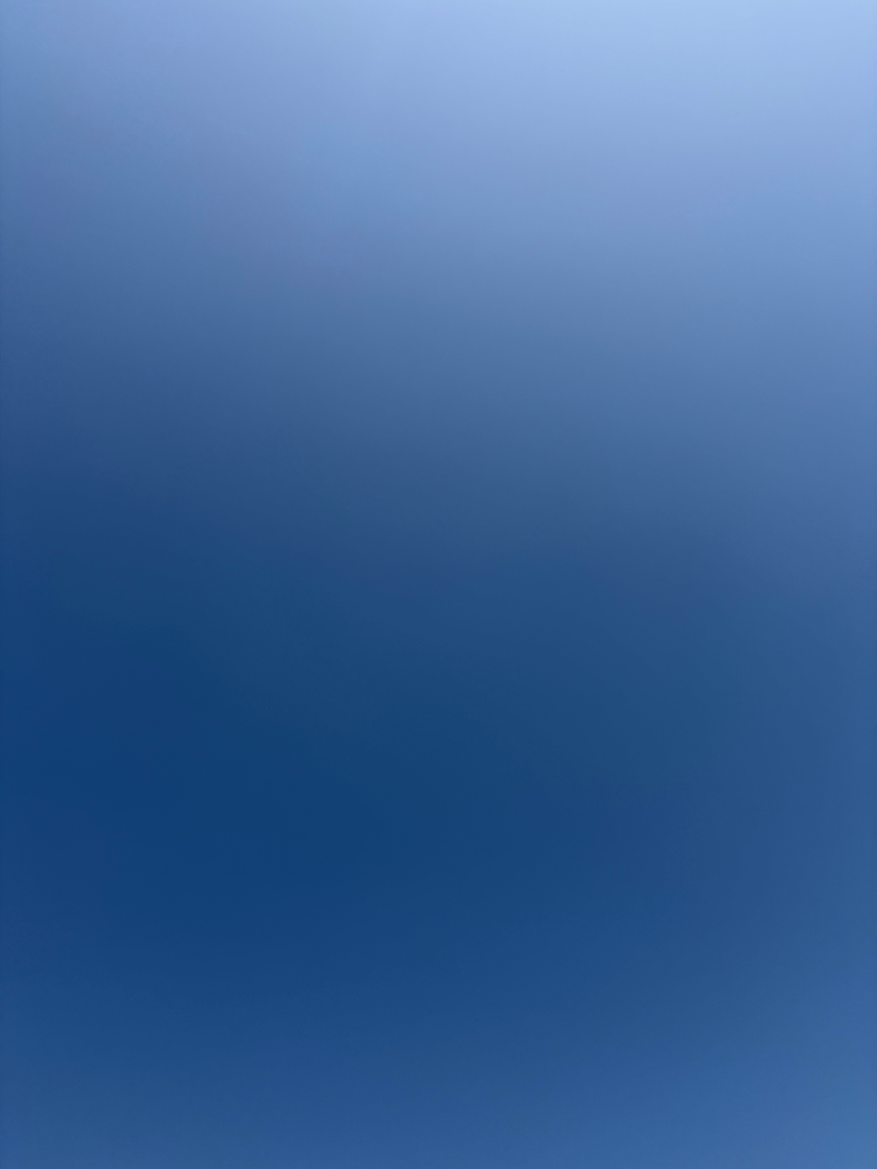 the sky with no clouds
