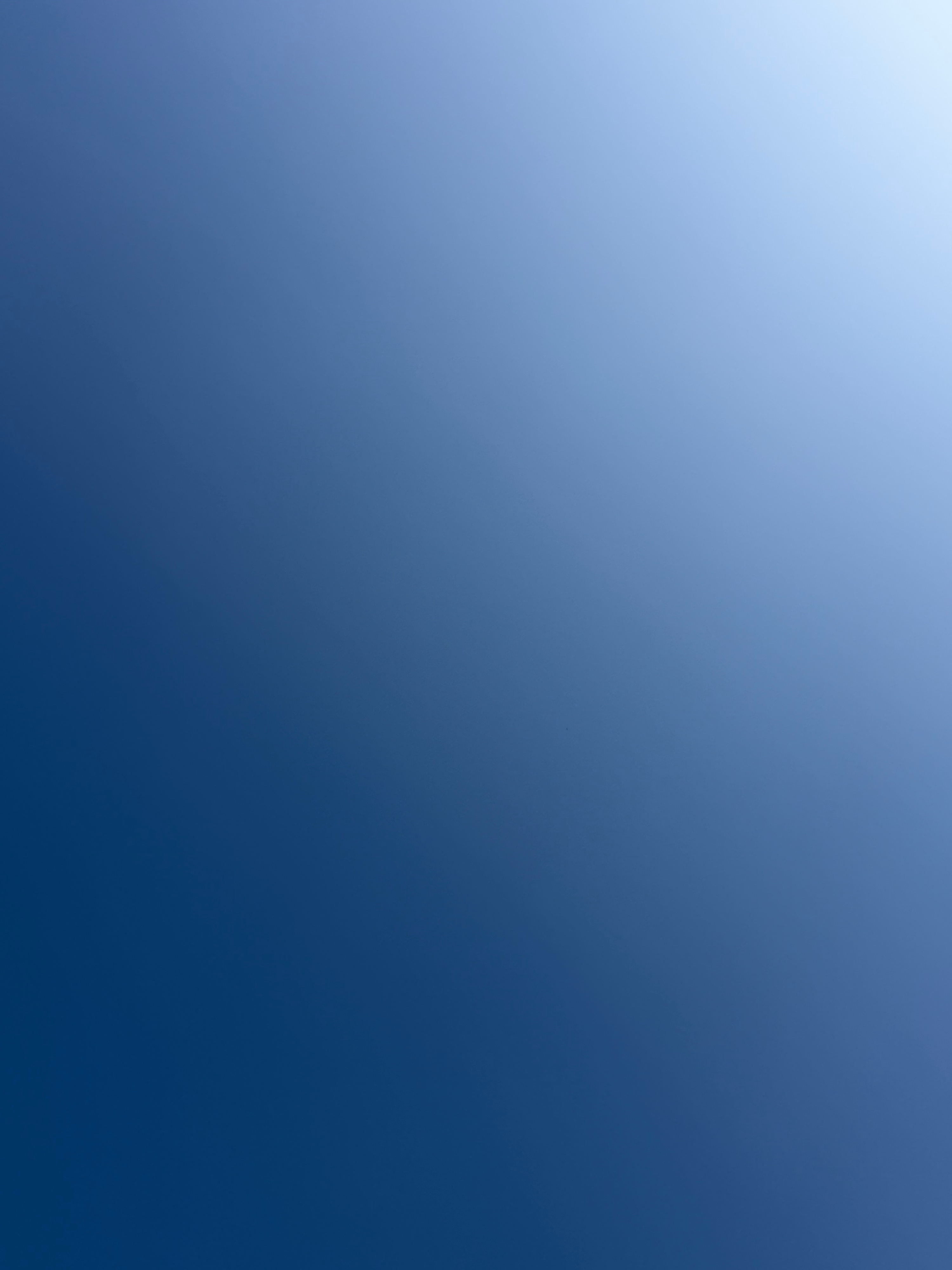 the sky with no clouds