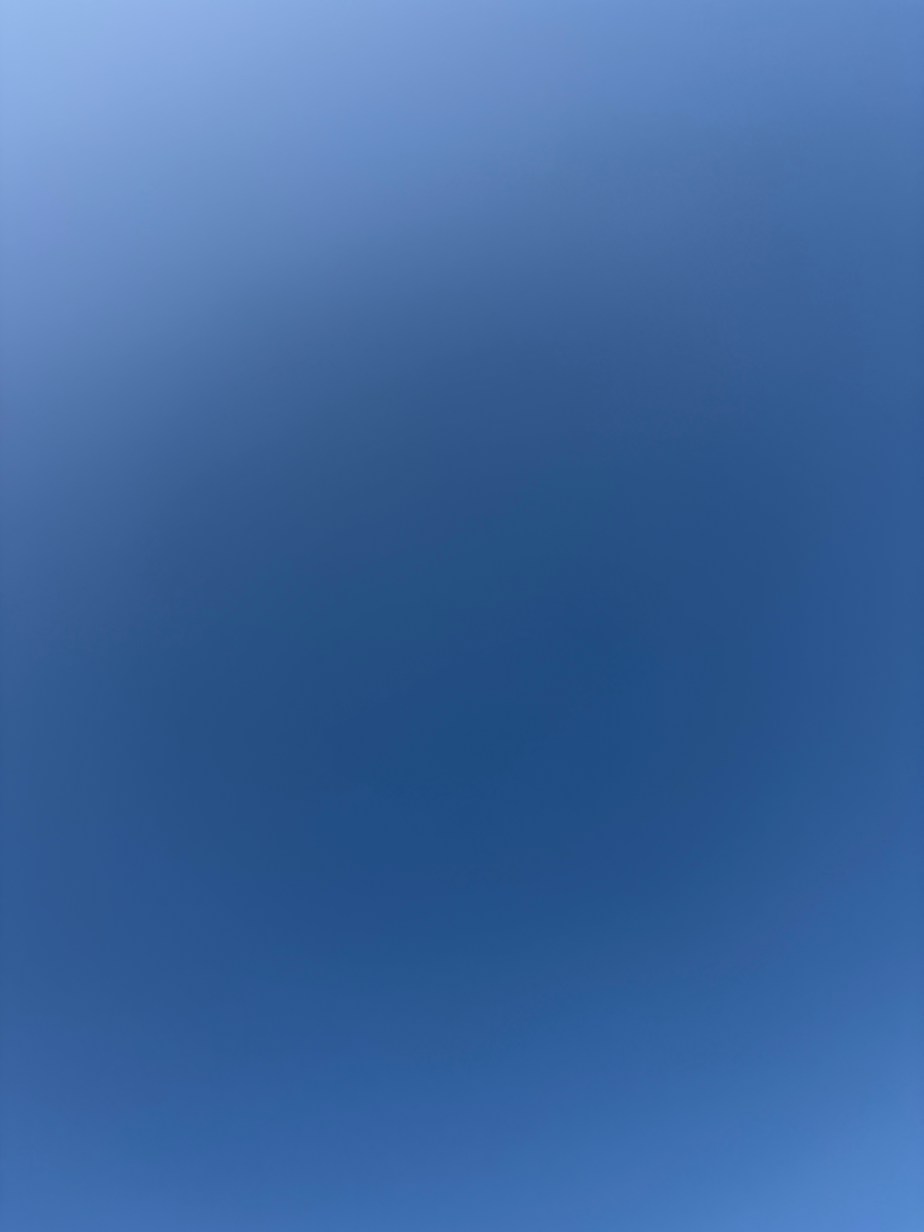 the sky with no clouds