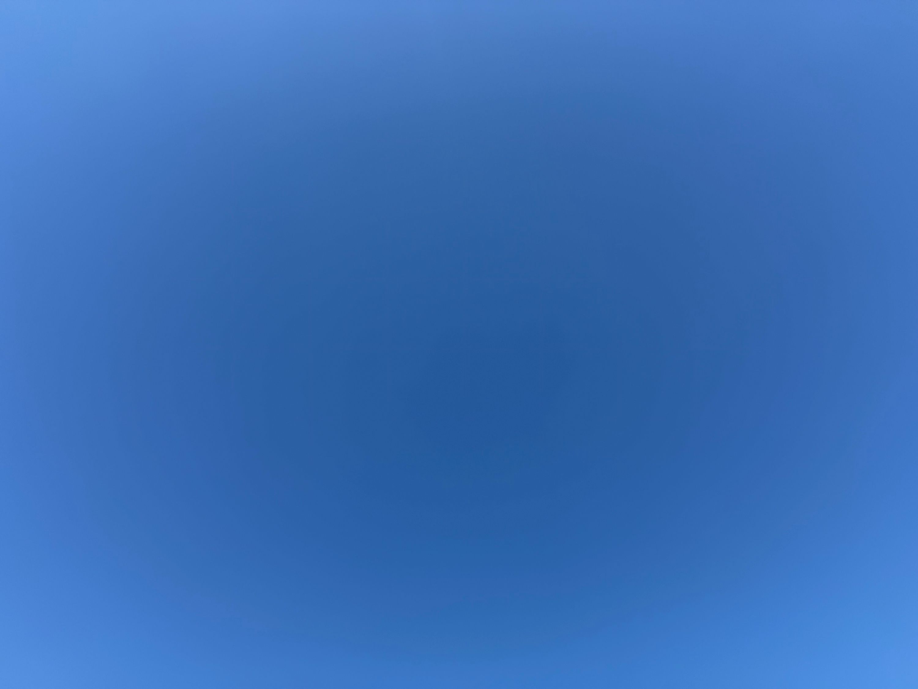the sky with no clouds