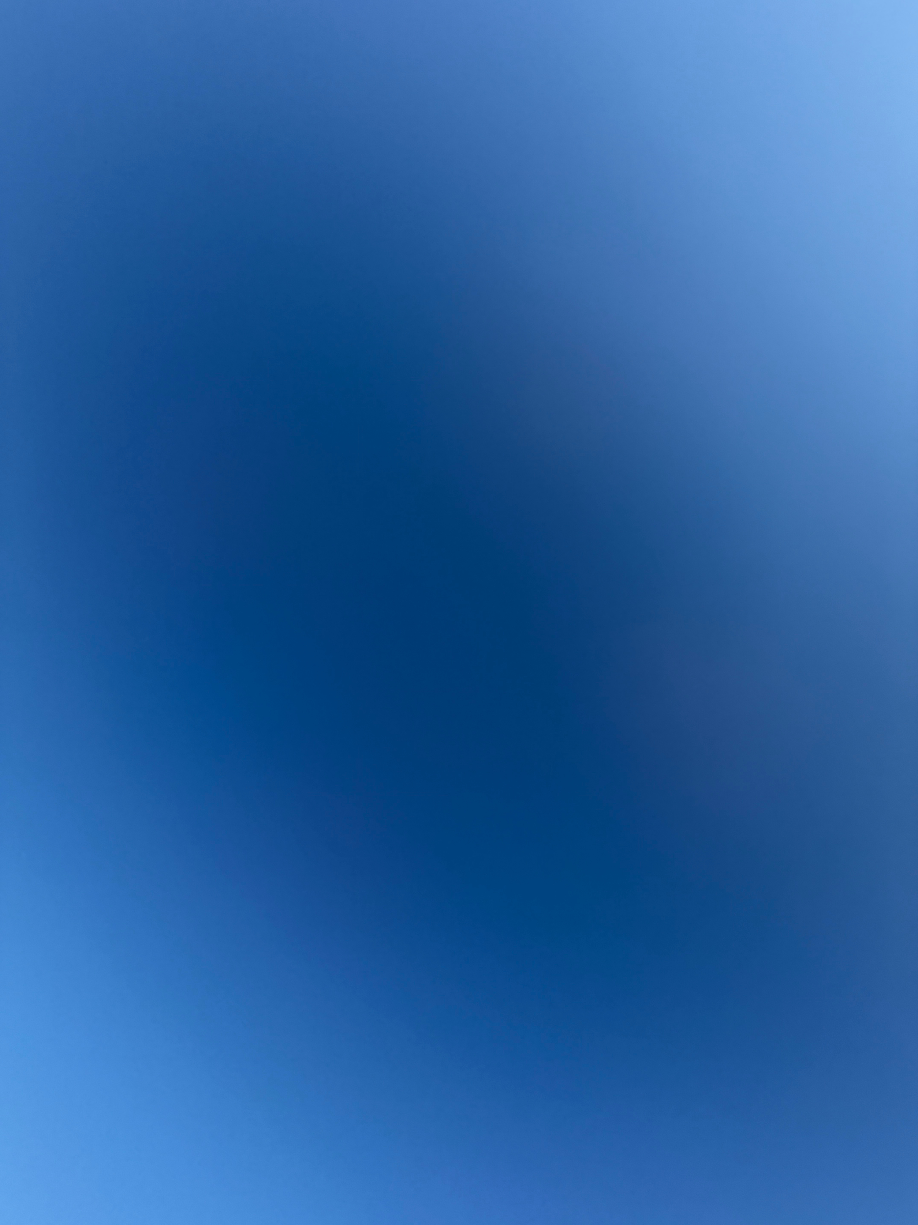 the sky with no clouds
