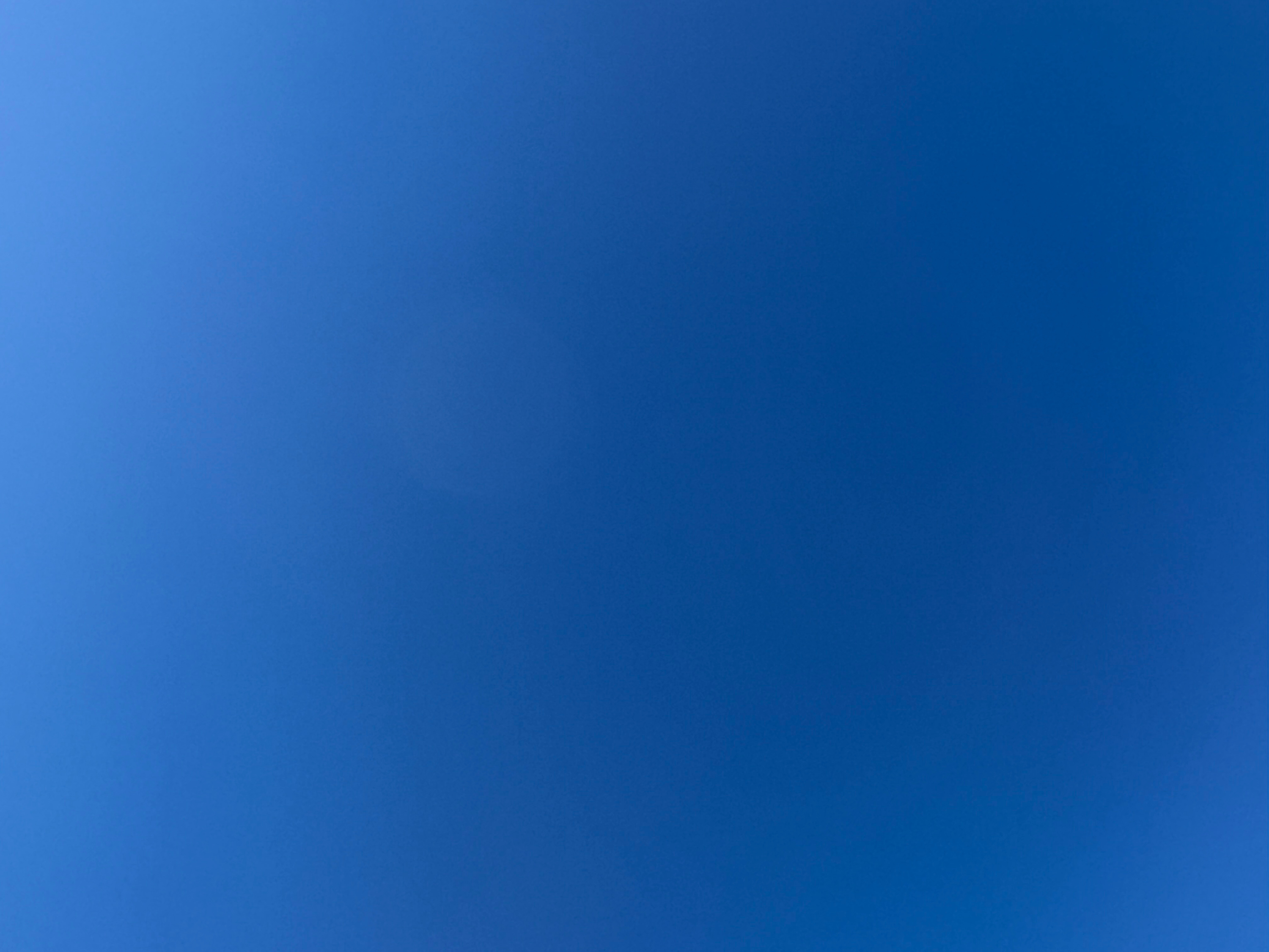 the sky with no clouds