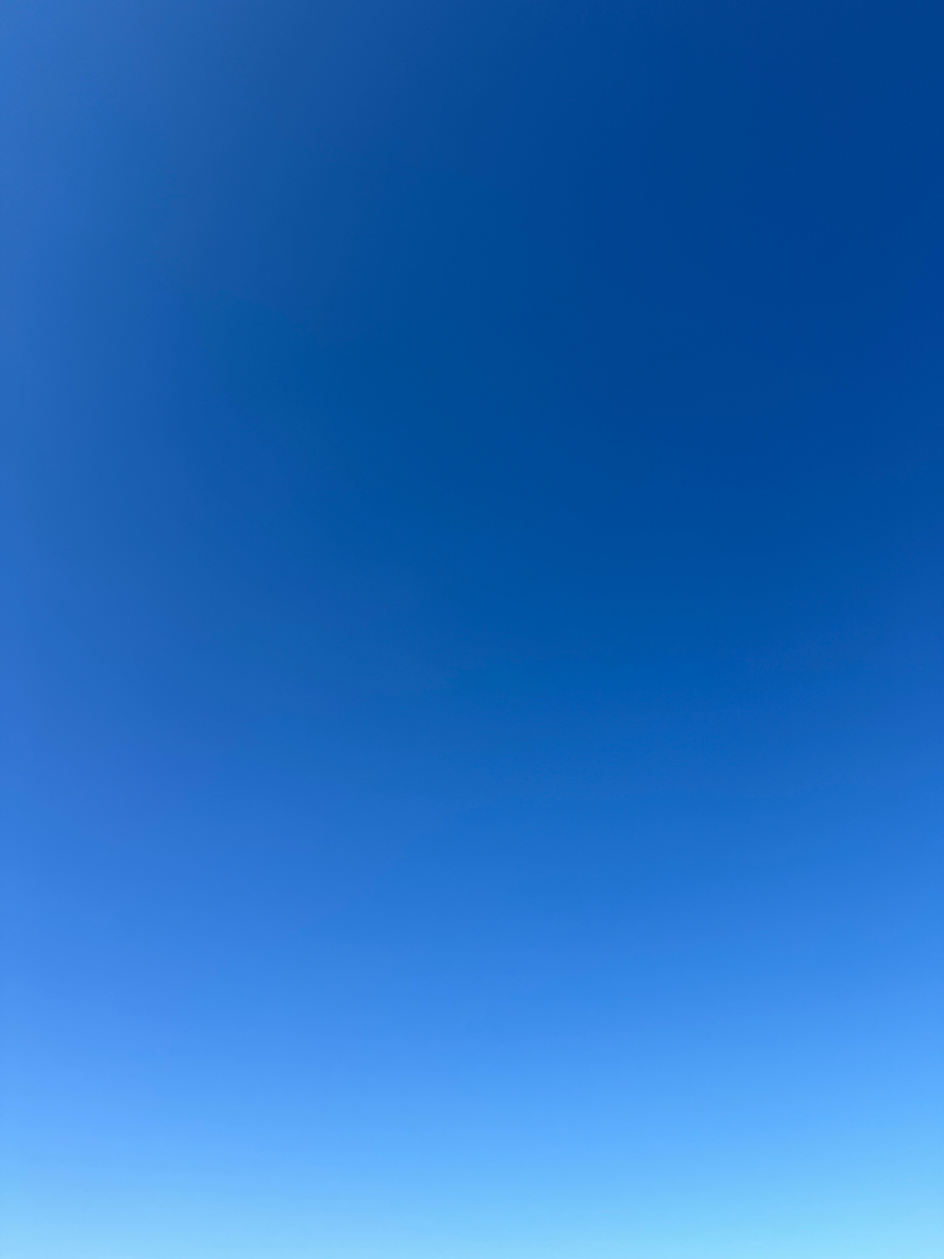 the sky with no clouds