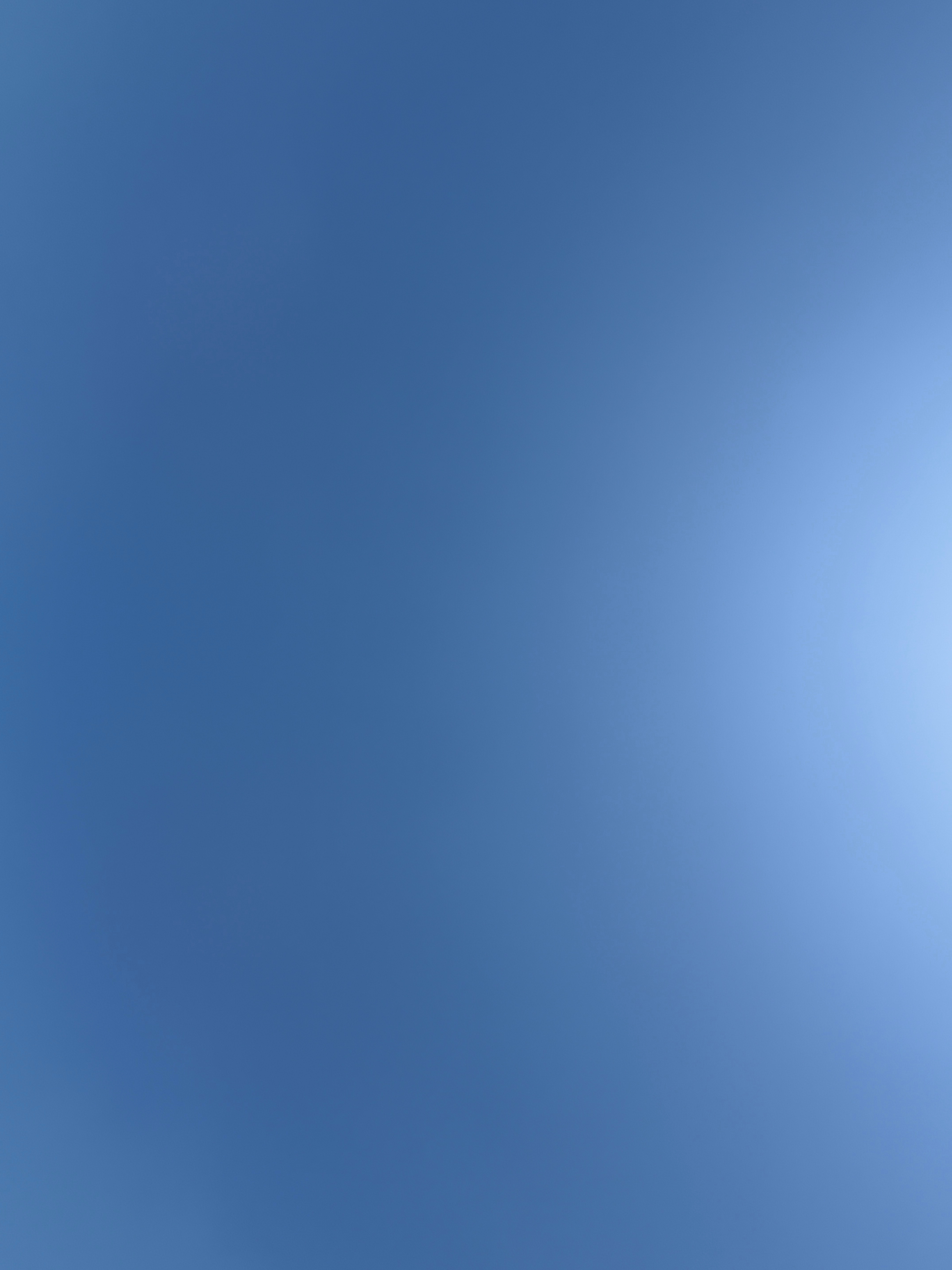 the sky with no clouds
