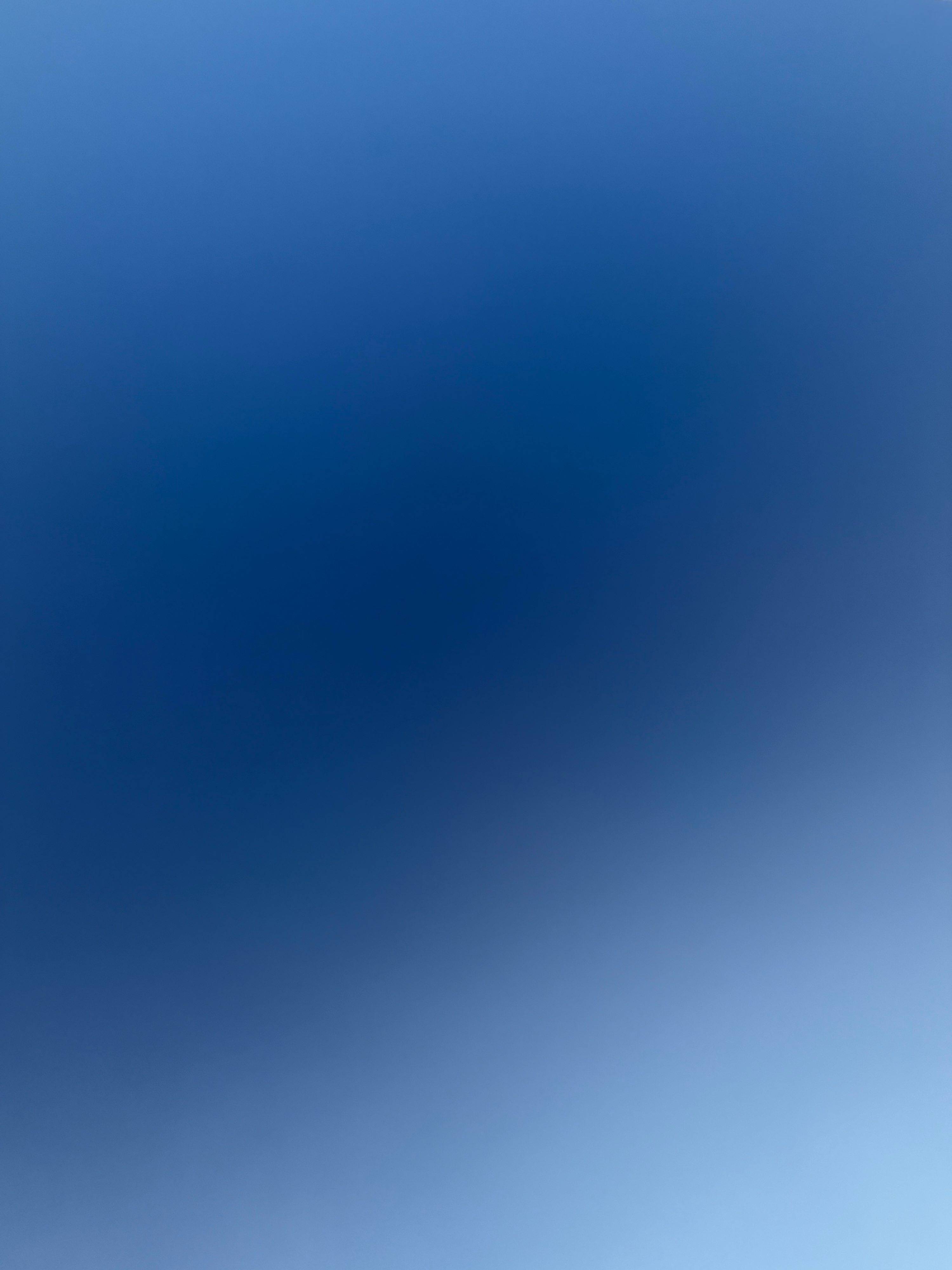 the sky with no clouds