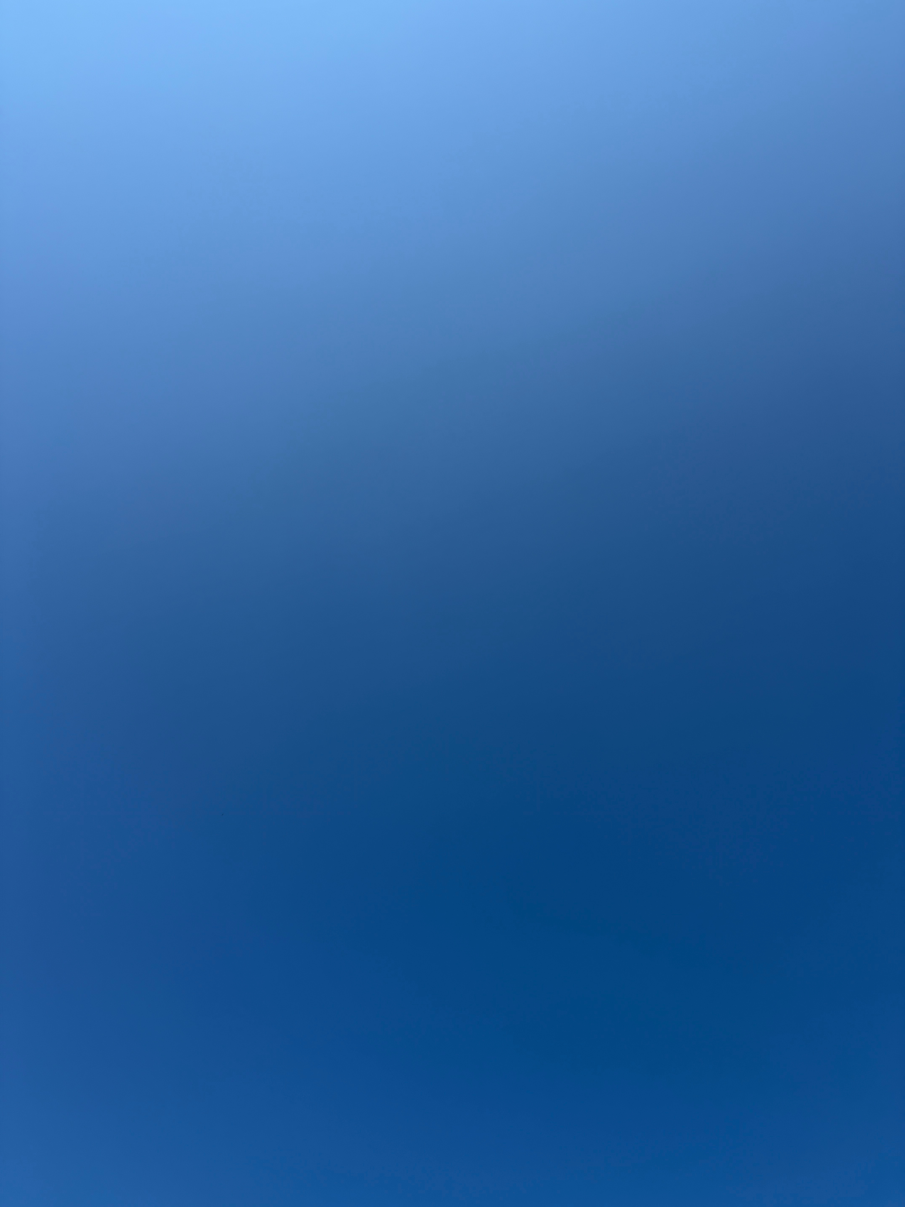 the sky with no clouds