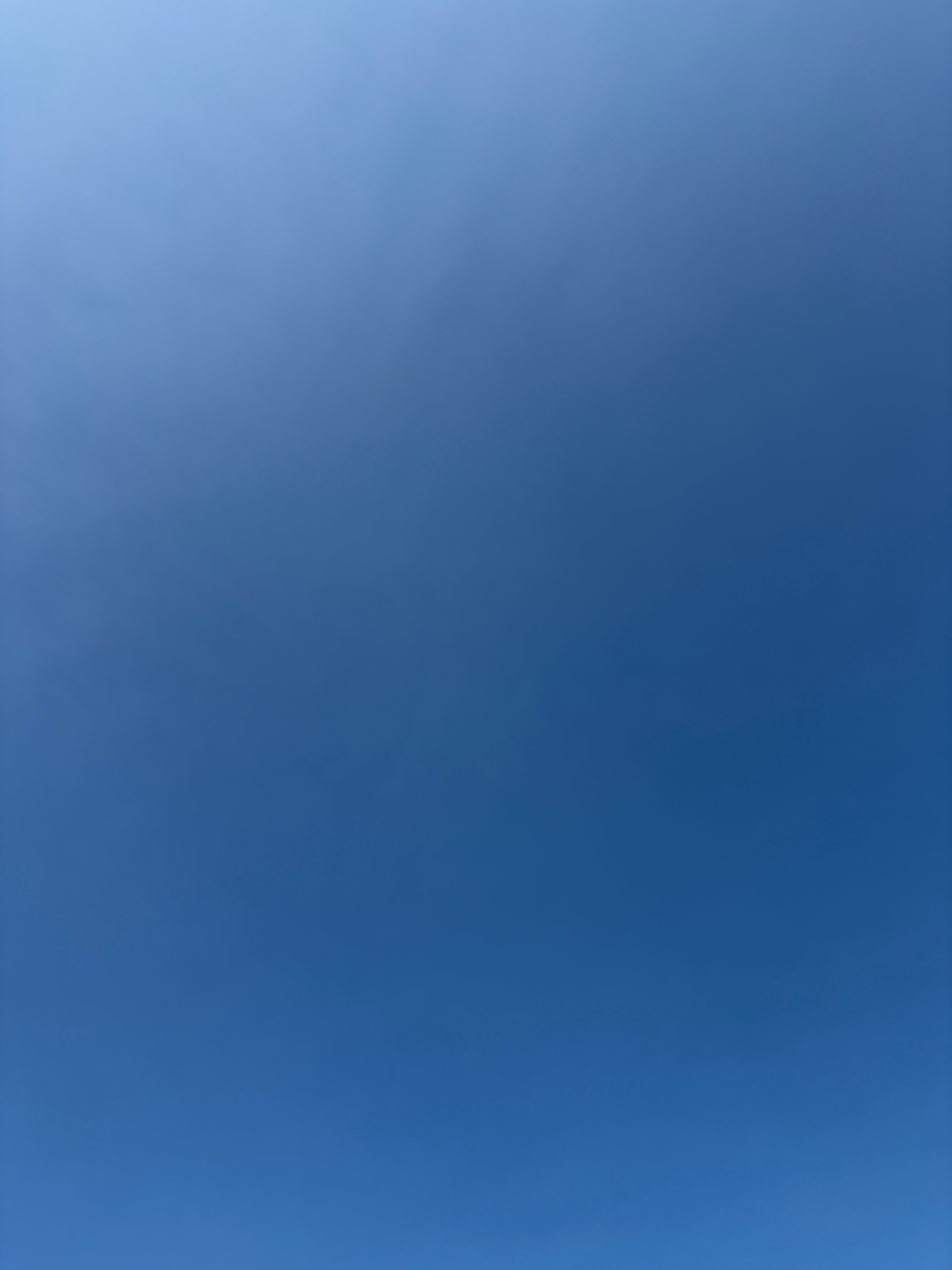 the sky with no clouds