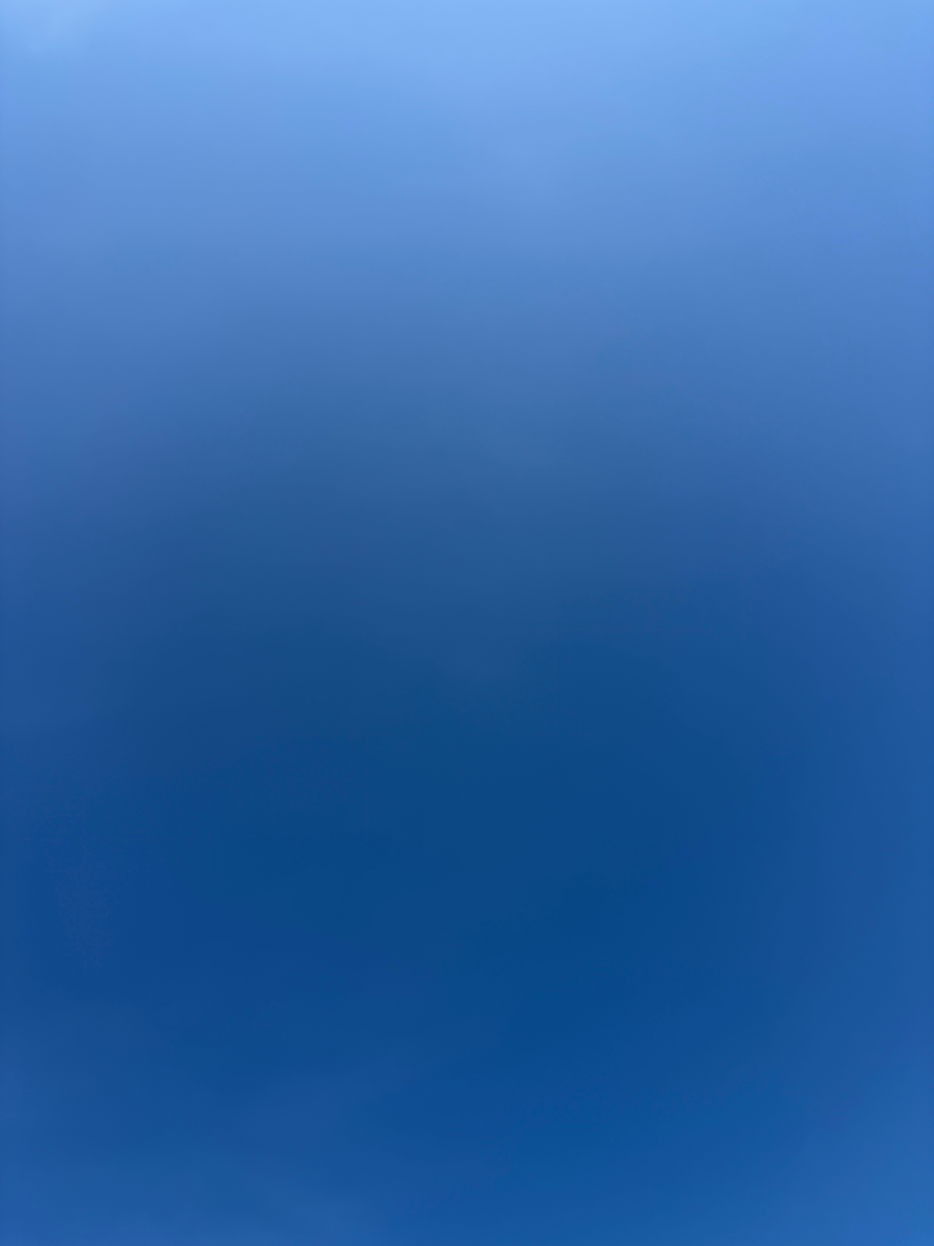 the sky with no clouds