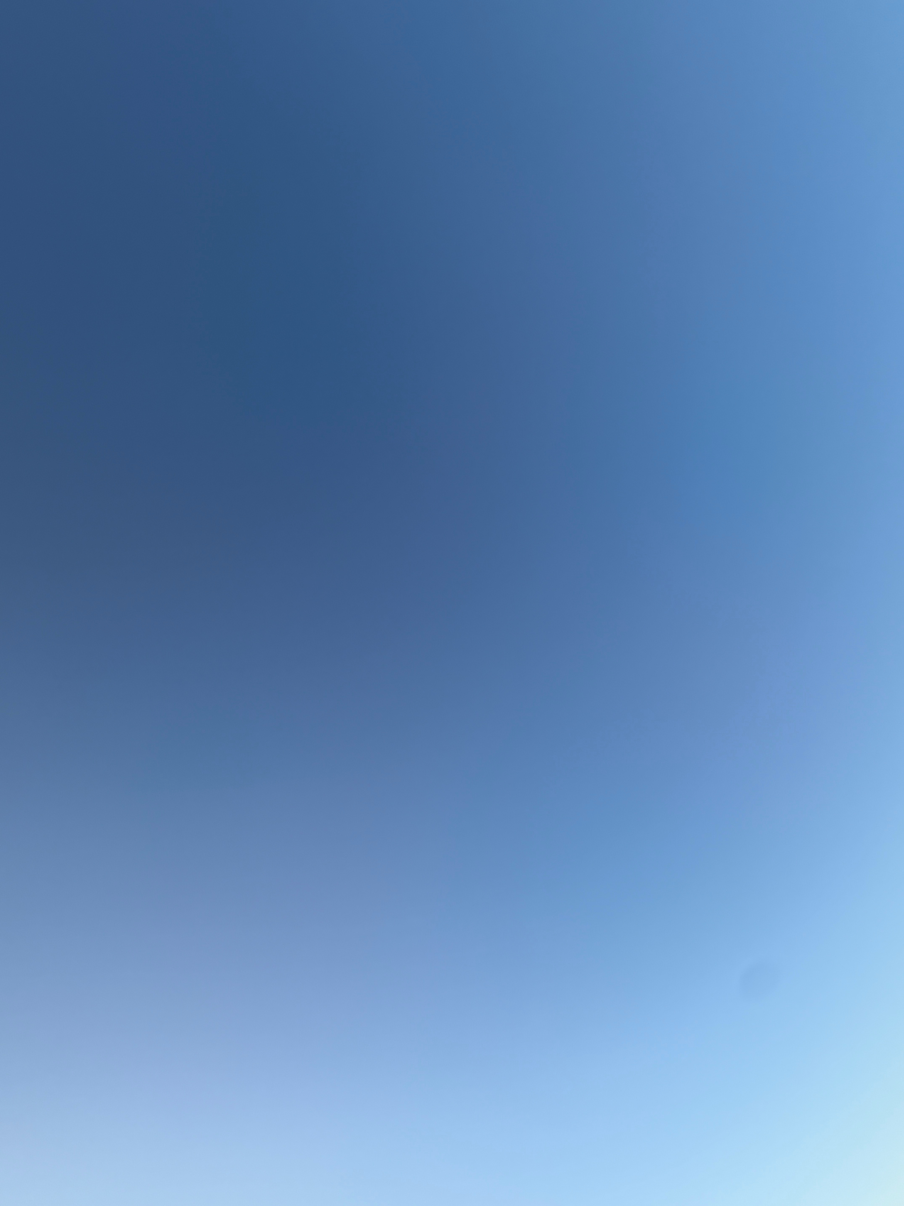 the sky with no clouds