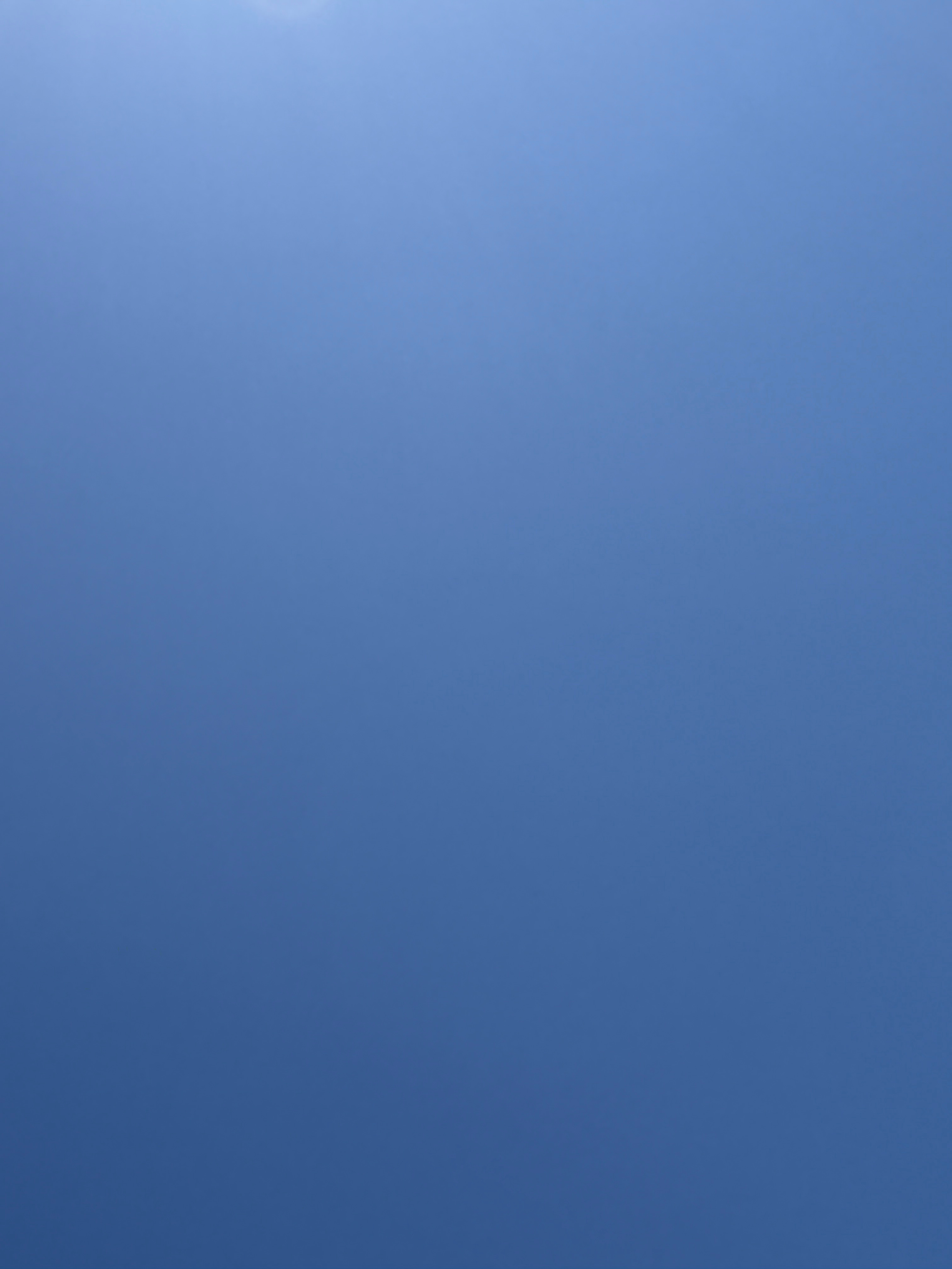 the sky with no clouds