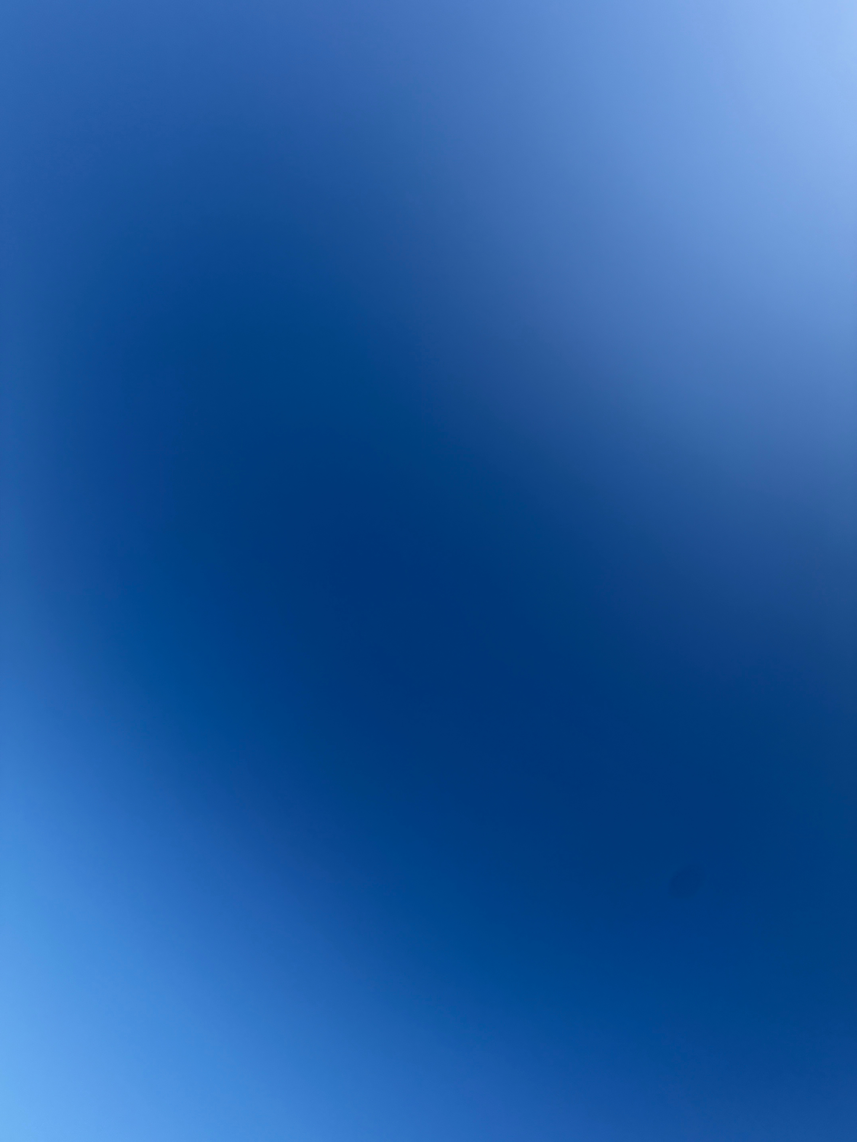 the sky with no clouds