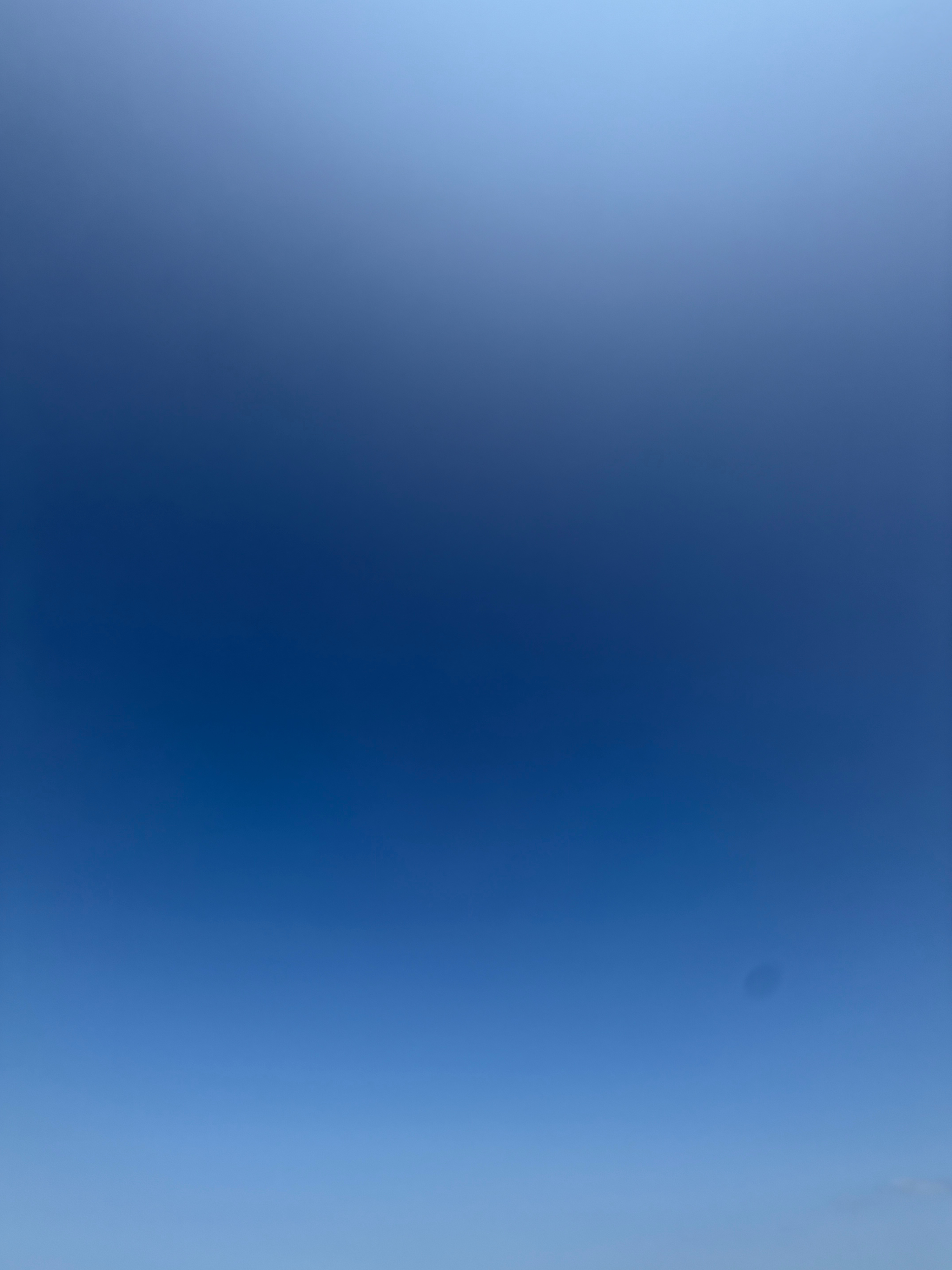 the sky with no clouds